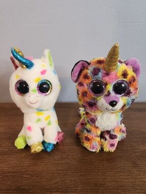Ty Plush Unicorn Duo - Giselle 2021 And Harmomie 2021